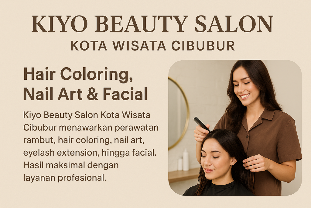 Perawatan rambut di Kiyo Beauty Salon Kota Wisata Cibubur